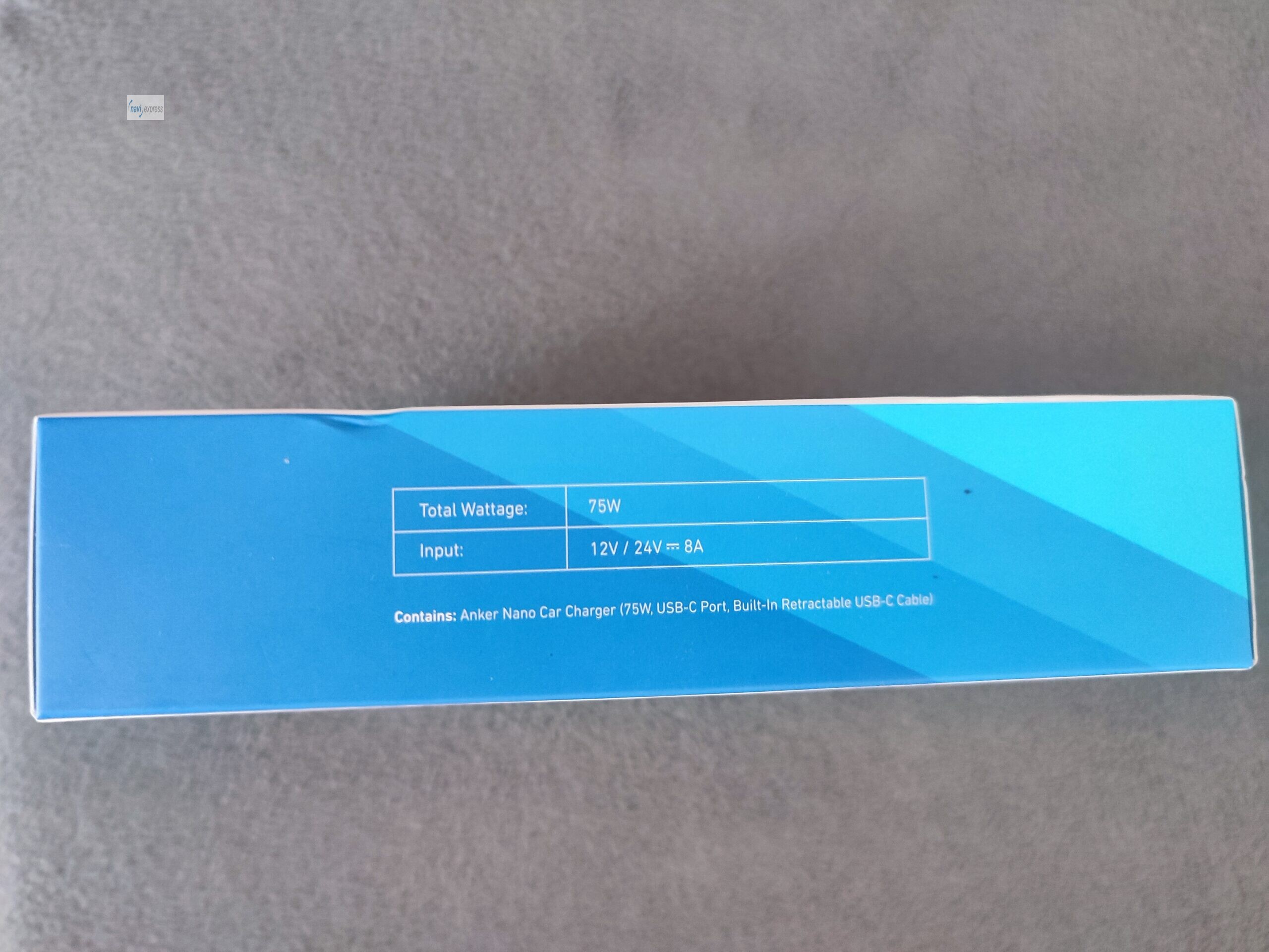 Anker Nano KFZ PKW Ladegerät Autoladegerät 75W, USB-C Port, Integriertes einziehbares USB-C Kabel - Image 3