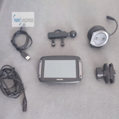 TomTom RIDER 50 4,3 Zoll Motorrad Navi Zentraleuropa Karten 19 Länder WLAN Wi-Fi