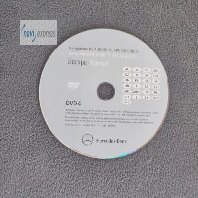 Mercedes-Benz Navi DVD Audio 50 APS NTG4-212 Deutschland Osteuropa 2014/2015