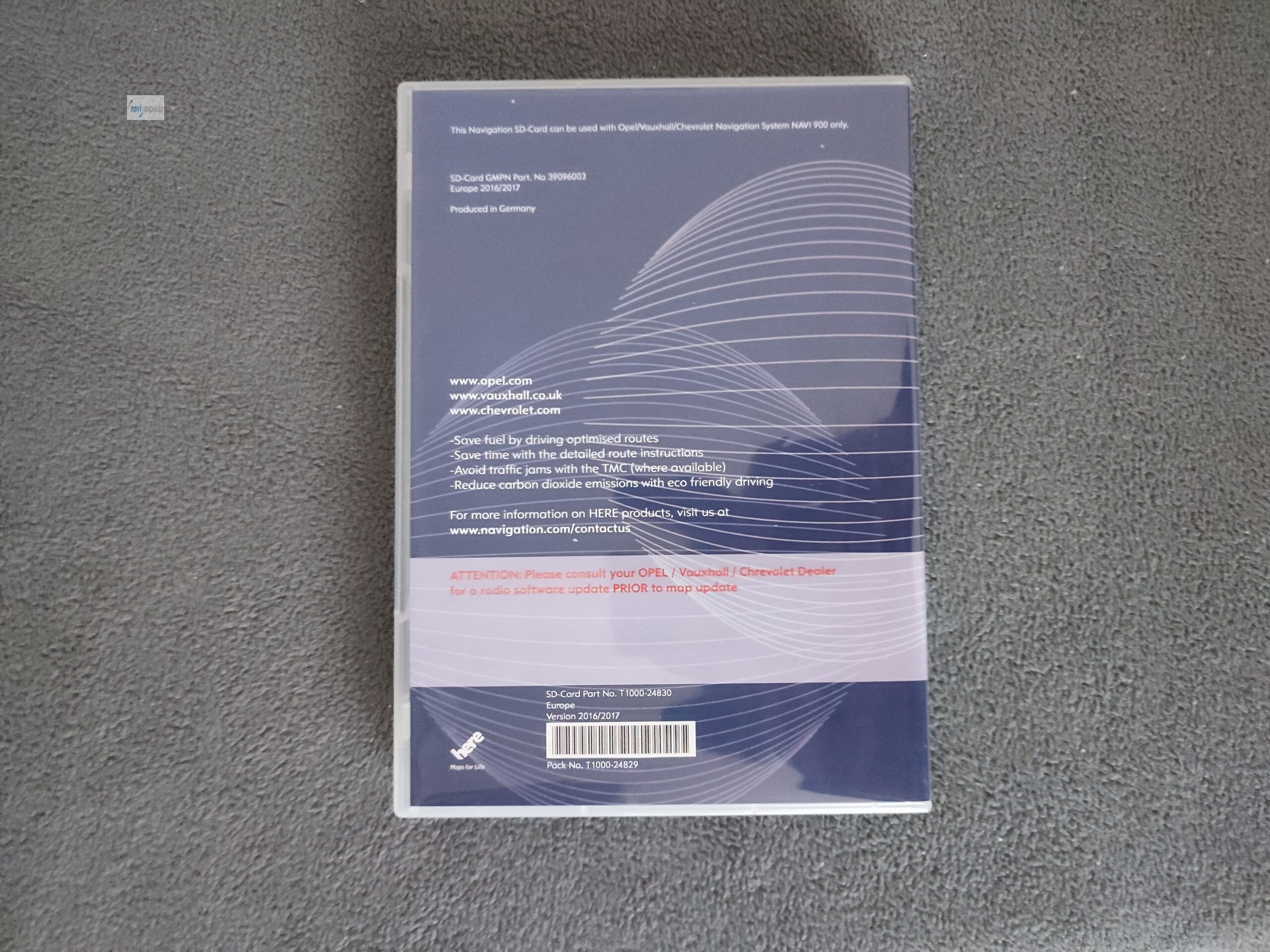 Opel NAVI 900 NAVI 600 Navigation SD Karte Europa 2016/2017 – Bild 2