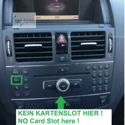 Mercedes Benz Navigation DVD AUDIO 50 APS NTG4-204 EUROPA 2007/2008 Version 3.0 A2048271759