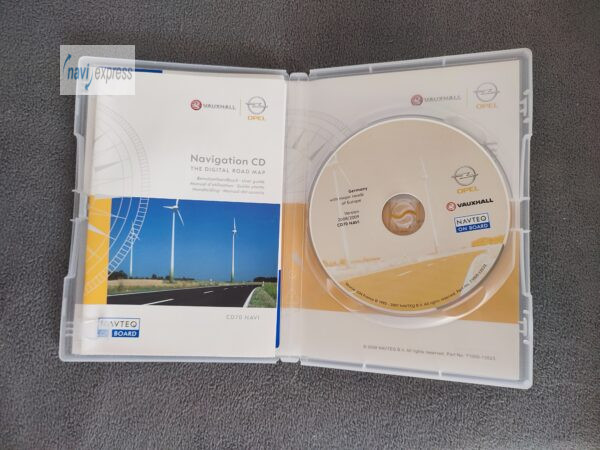 OPEL CD70 Navi CD Deutschland + Hauptstraßen Westeuropa 2008/2009 – Bild 3
