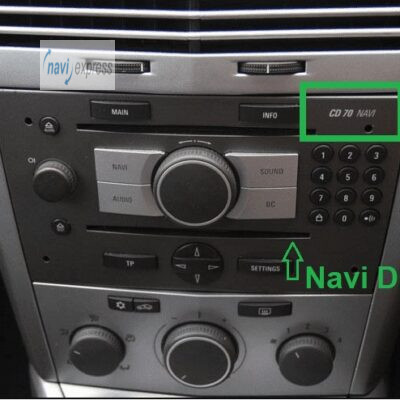 OPEL CD70 Navigation CD Deutschland 2012/2013