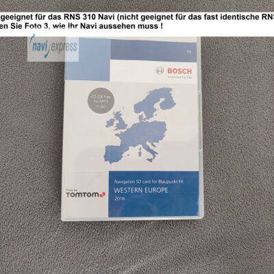 Bosch Navigation SD Karte für Blaupunkt FX Westeuropa 2016