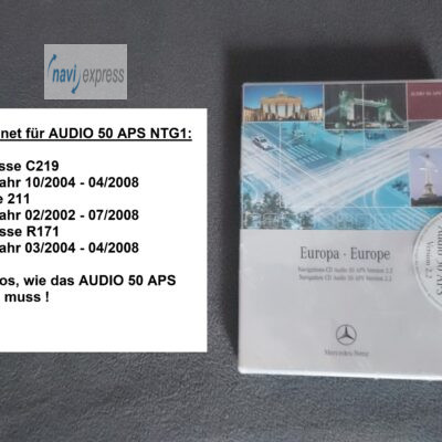 Mercedes-Benz Navigations-CD Set Audio 50 APS NTG1 Europa 2004/2005 V2.2