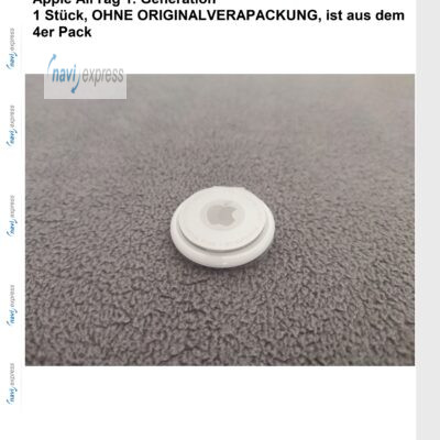 APPLE AIRTAG 1. Generation Tracker Ortungsgerät NEU ORIGINAL