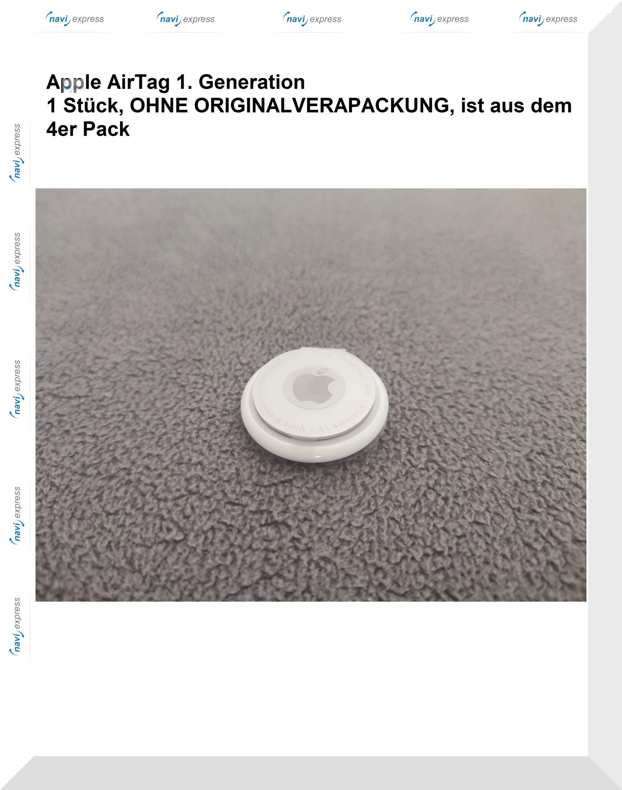 APPLE AIRTAG 1. Generation Tracker Ortungsgerät NEU ORIGINAL