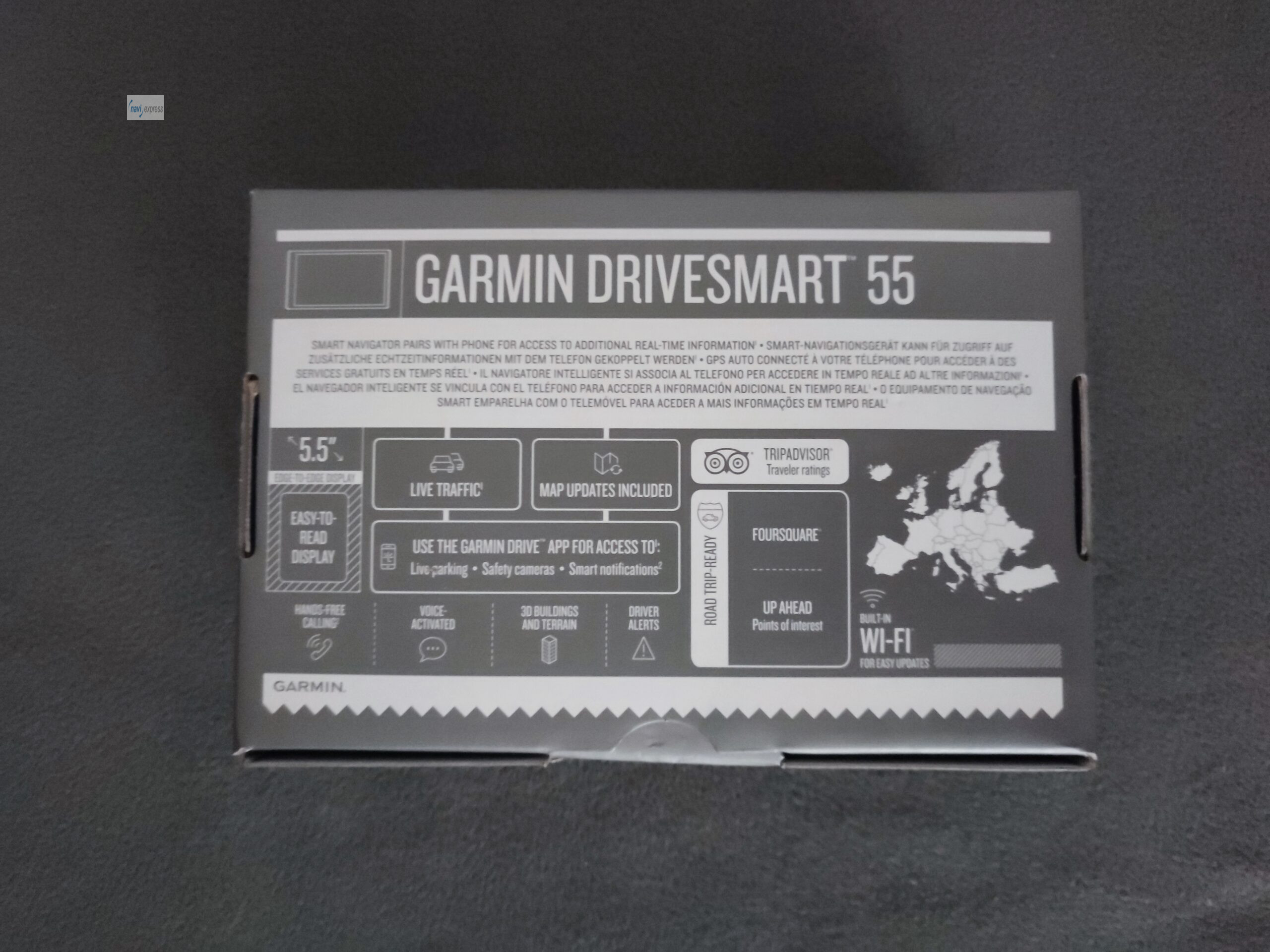 Garmin Drivesmart 55 MT-S 5,5 Zoll PKW Navi Europa WLAN Traffic via Smartphone - Image 2