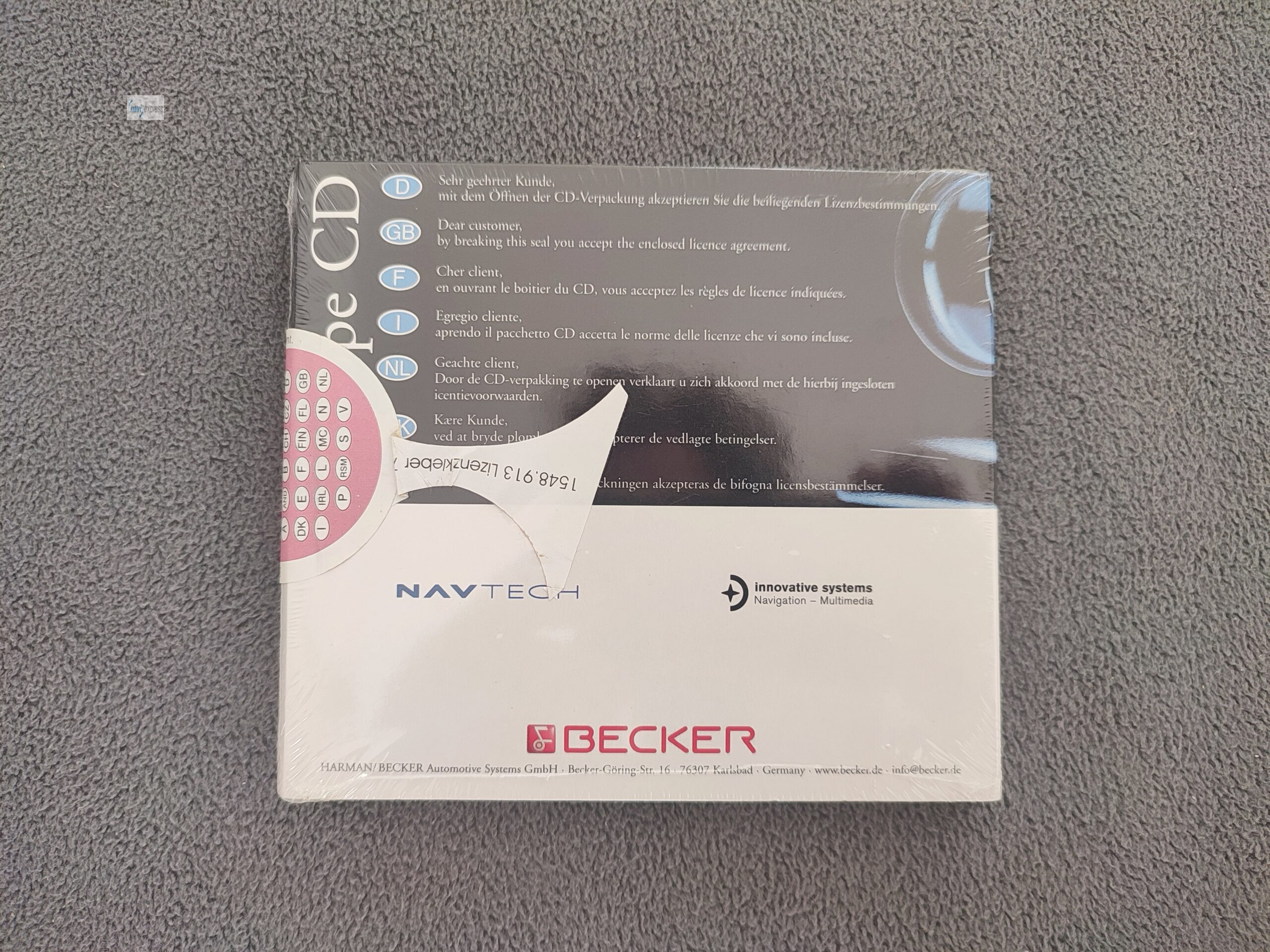 Becker Navigation CD NEU Traffic PRO HIGHSPEED DTM HIGHSPEED Europa Deutschland 2004 V3.0 – Bild 2