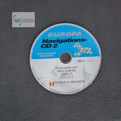 Mercedes-Benz Navigation CD AUDIO 30 APS SÜDEUROPA 2003 Version 7.0