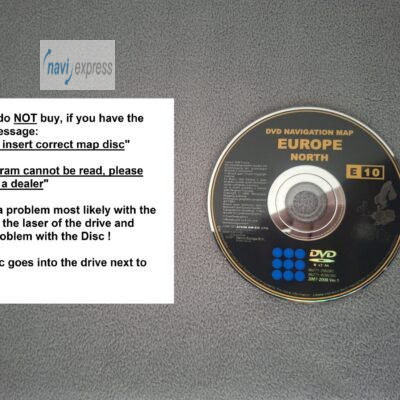 Navi DVD Toyota TNS600 & TNS700 Deutschland Nordeuropa 2007/2008