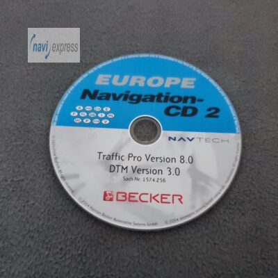 Becker Traffic Pro / DTM Navigation CD 2 Alpen Italien Spanien Frankreich 2004/2005