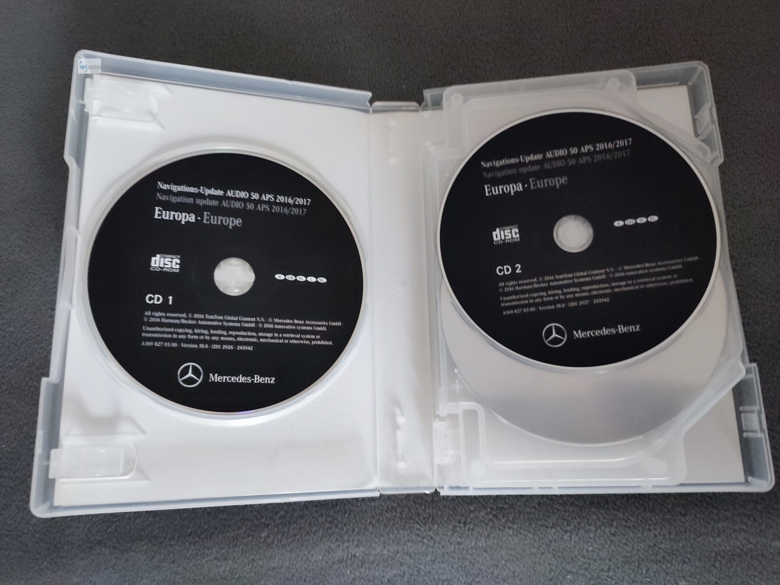 Mercedes Navigation CD Set Audio 50 APS NTG2 Europa 2016/2017 Version 18.0 – Bild 4