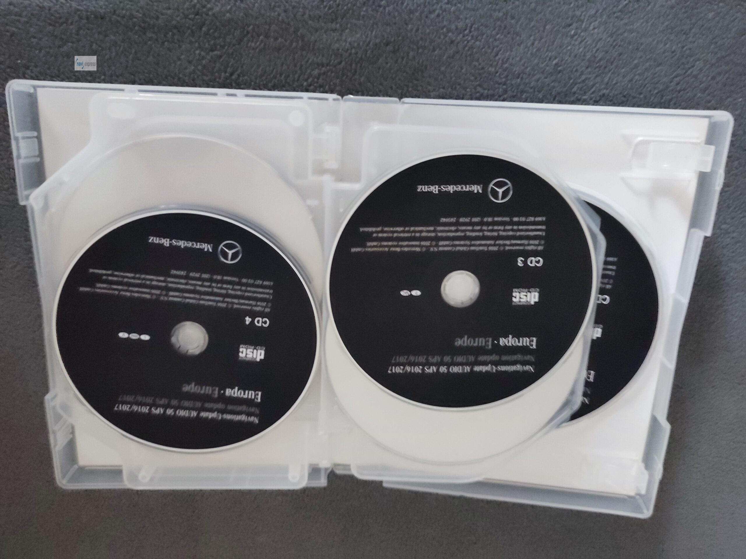 Mercedes Navigation CD Set Audio 50 APS NTG2 Europa 2016/2017 Version 18.0 – Bild 5