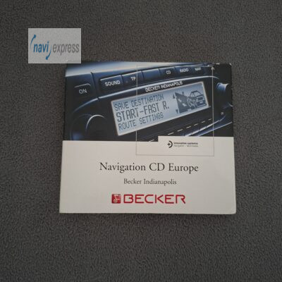 BECKER Navi CD Set Indianapolis (Pro) Deutschland Westeuropa 2004 Version 1.01