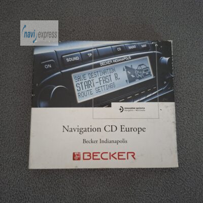 BECKER Navi CD Set Indianapolis (Pro) Deutschland Westeuropa 2004 Version 1.01