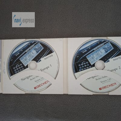 BECKER Navi CD Set Indianapolis (Pro) Deutschland Westeuropa 2004 Version 1.01