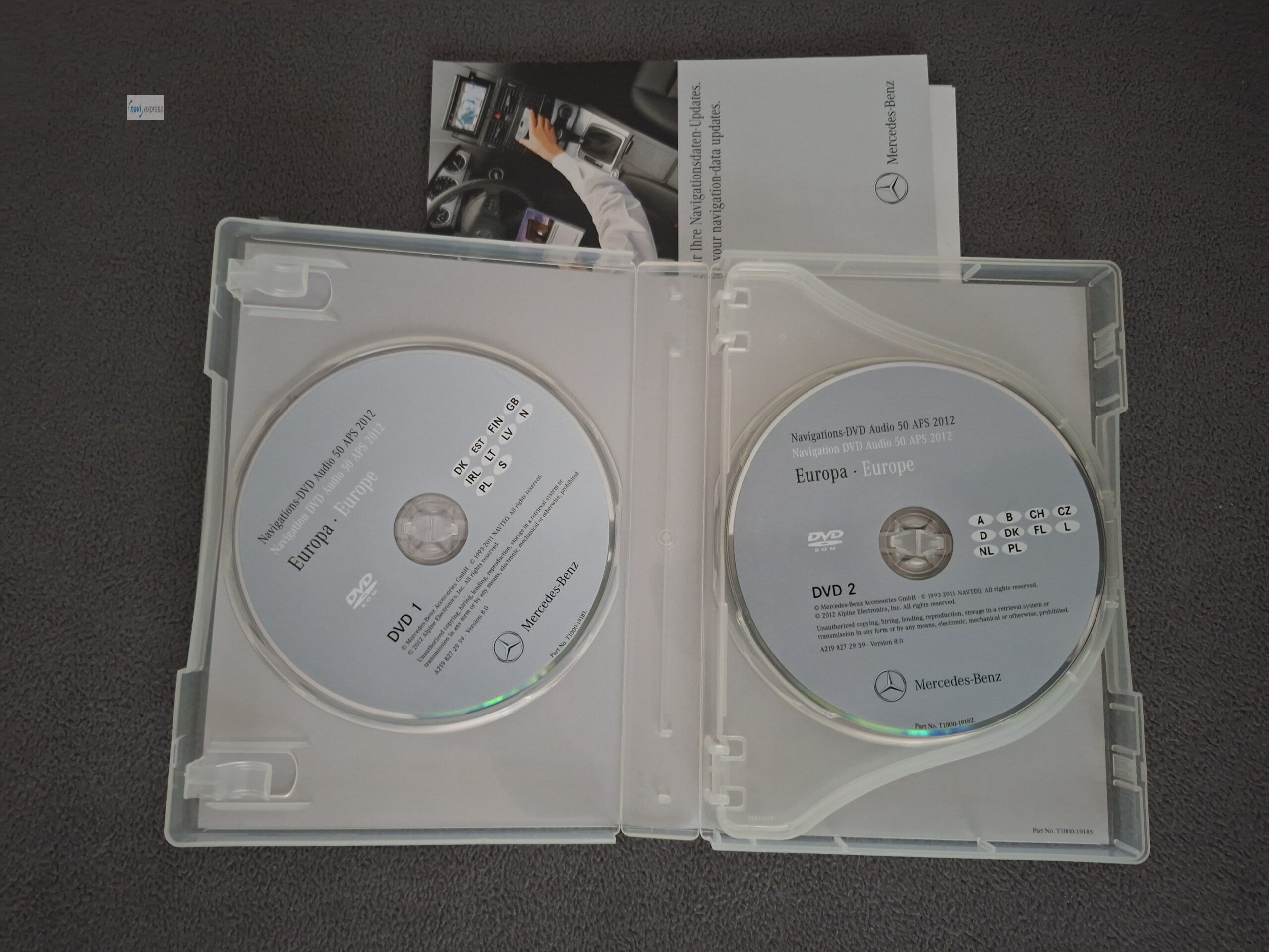 Mercedes-Benz Navi DVD Set AUDIO 50 APS NTG2.5 Europa 2012 – Bild 4