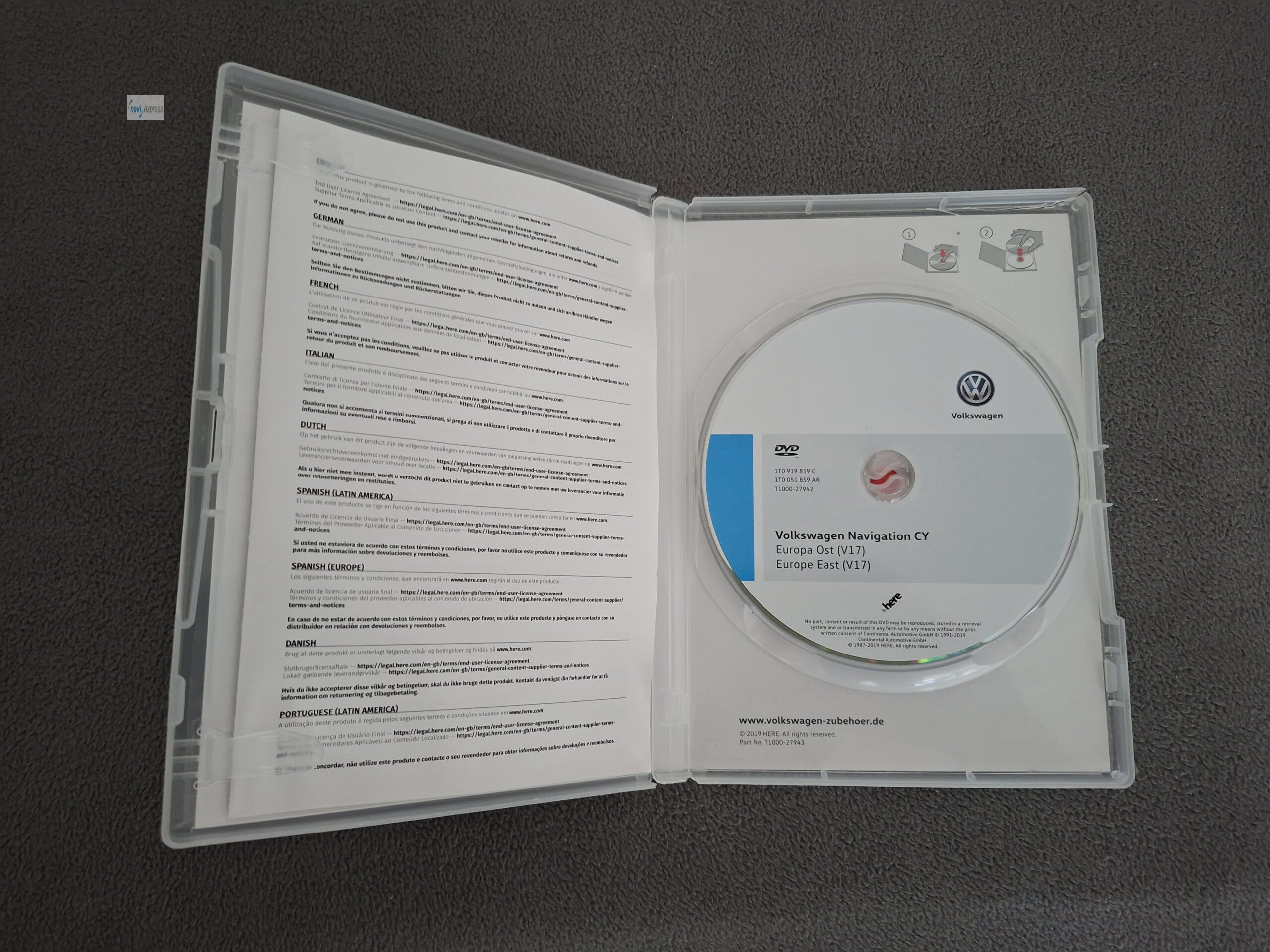 Volkswagen Navigation CY DVD Europa Ost V17 von 2020 Final Update – Bild 3