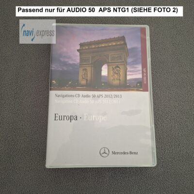 Navi CD Set Mercedes-Benz AUDIO 50 APS NTG1 Europa 2012/2013 Version 13.0