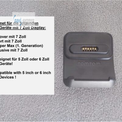 TomTom Halterung Clip 7 Zoll Geräte Discover Expert Camper Max 1 (OHNE SAUGNAPF)