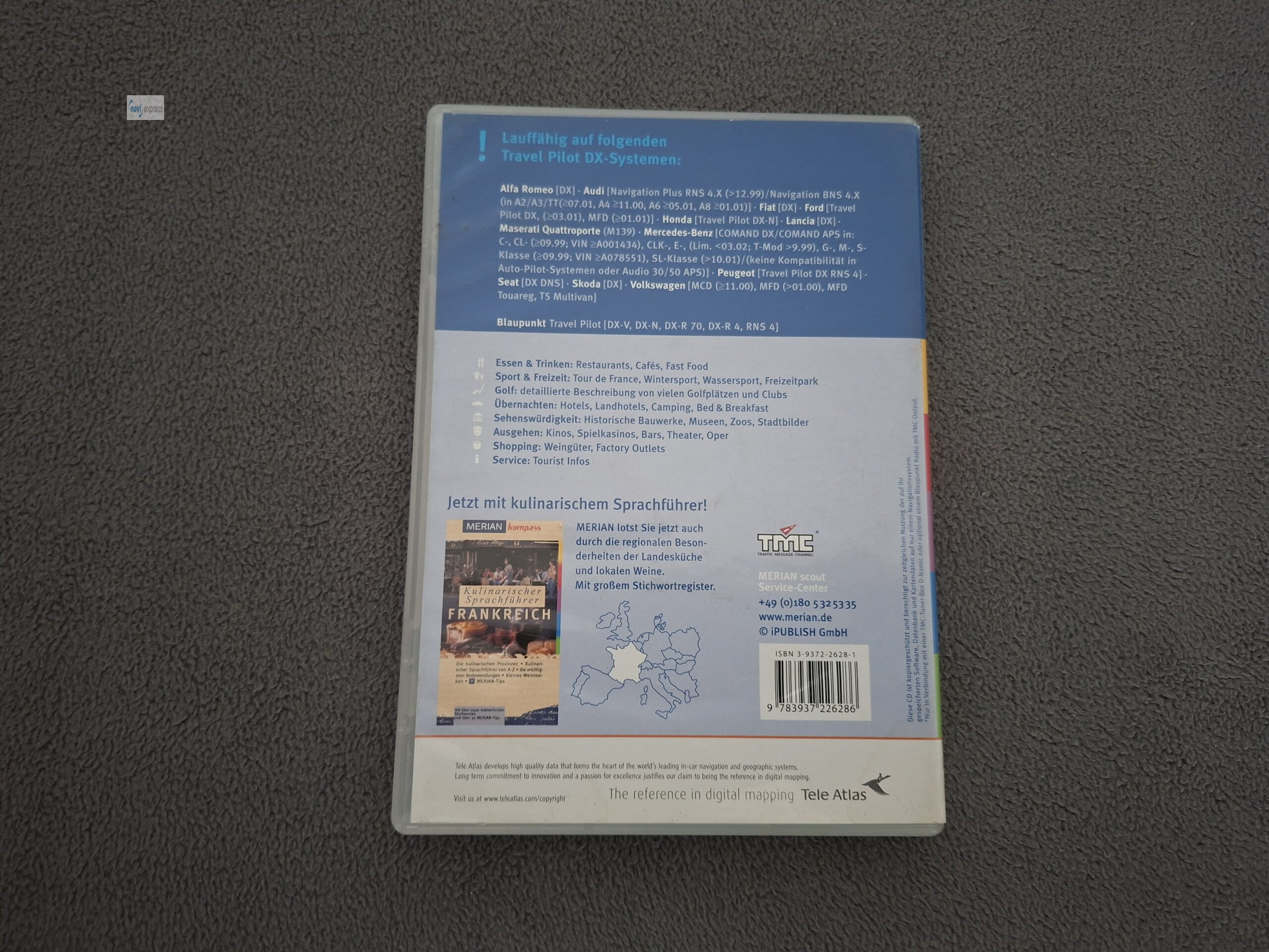 Navigation CD Blaupunkt Travelpilot DX France Frankreich 2005/2006 – Bild 2
