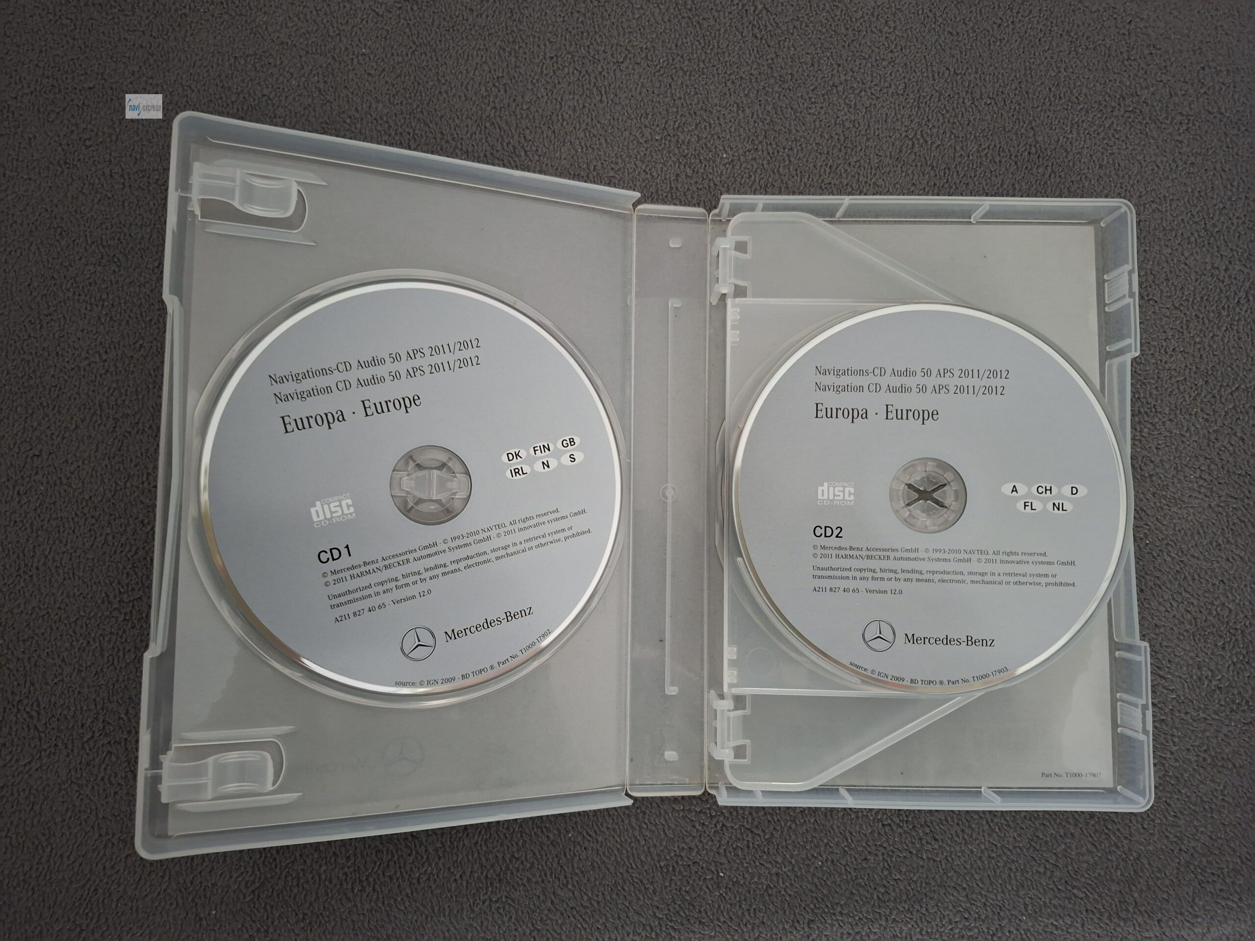 Mercedes-Benz Navi CD Set Audio 50 APS NTG1 Europa 2011/2012 – Bild 4