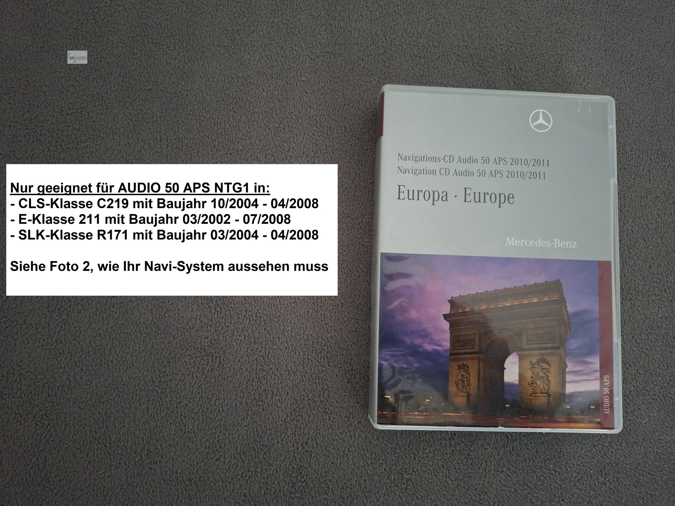 Mercedes-Benz Navi CD Set Audio 50 APS NTG1 Europa 2010/2011 – Bild 2