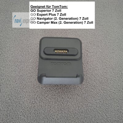 TomTom Halterung Clip 7 Zoll Geräte Superior Expert Plus Camper Max 2 Navigator 2 (OHNE SAUGNAPF)