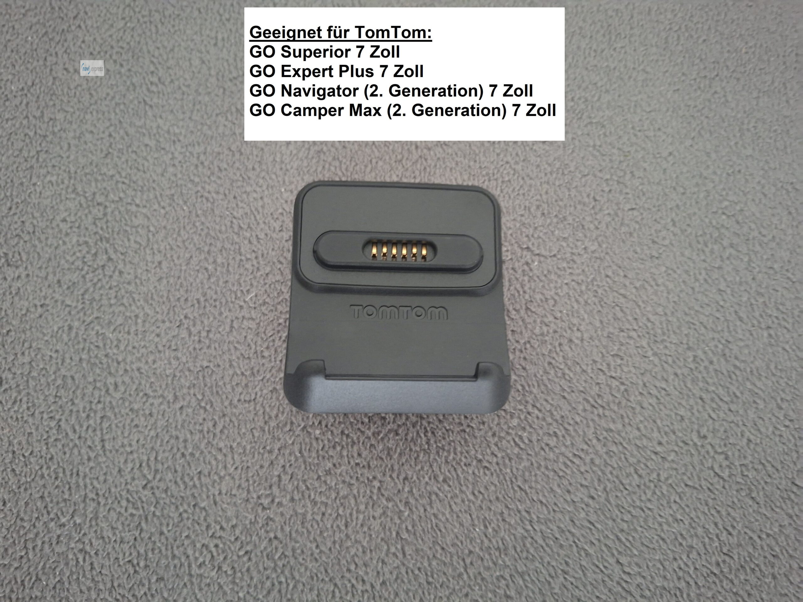 TomTom Halterung Clip 7 Zoll Geräte Superior Expert Plus Camper Max 2 Navigator 2 (OHNE SAUGNAPF)