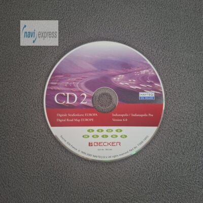 Navi CD Becker Indianapolis (Pro) Deutschland Alpen BeNeLux 2007/2008 Version 6.0