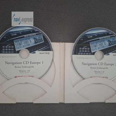 Navi CD Set Becker Indianapolis (Pro) Deutschland Westeuropa 2003/2004 Version 1.0