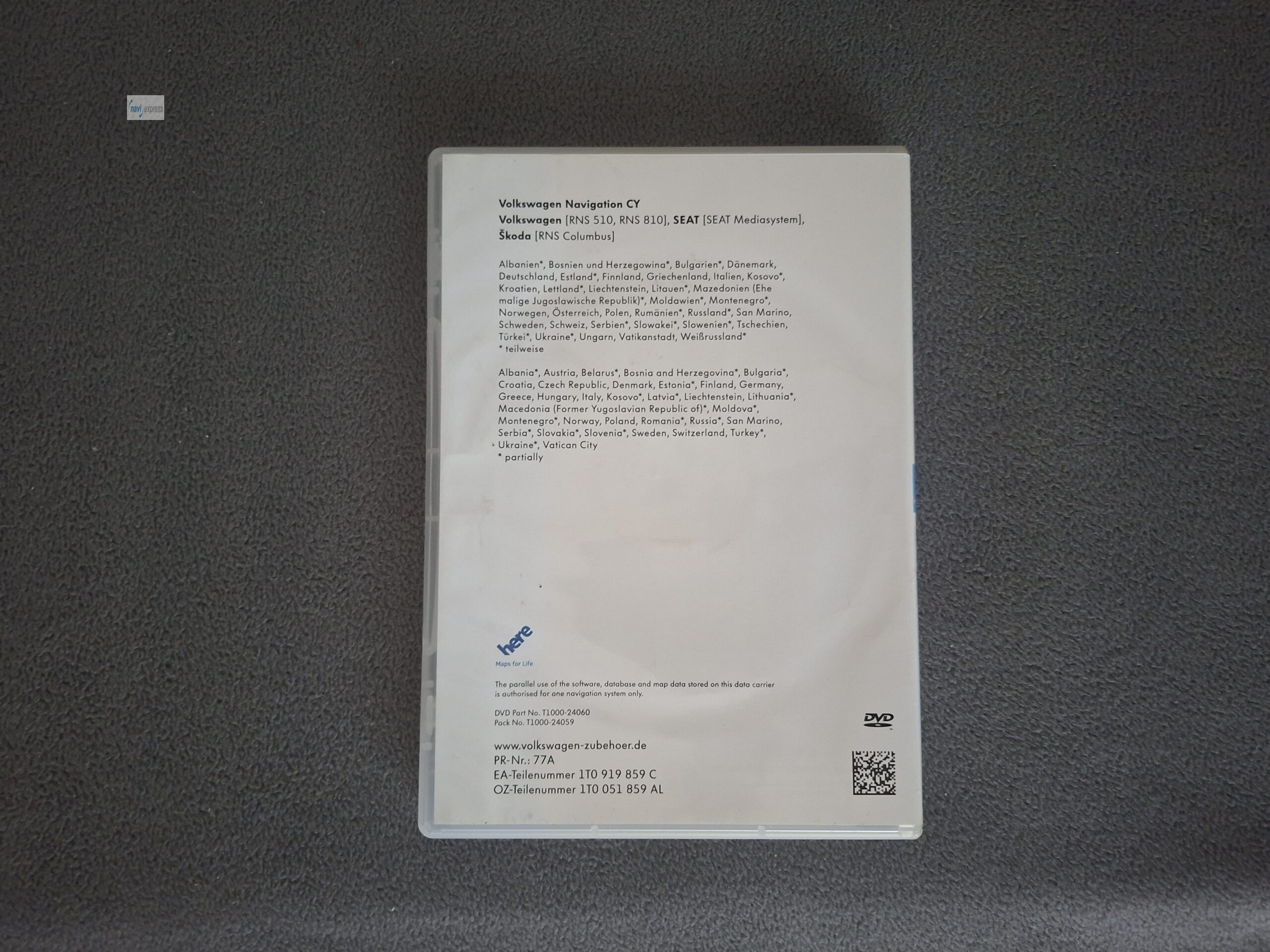 Volkswagen Navigation CY DVD Europa Ost Deutschland V13 von 2016 – Bild 2