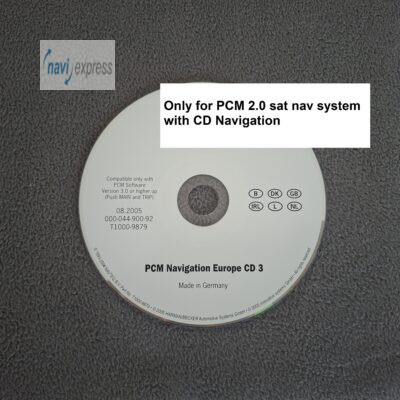 Porsche PCM 2.0 Navigation CD BENELUX Denmark GB IRE from 08/2005