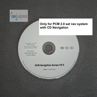 Porsche PCM 2.0 Navigation CD Finland Norway Sweden 2005