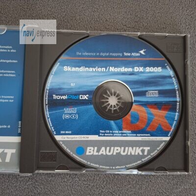 Navigation CD Blaupunkt Travelpilot DX Skandinavien Scandinavia 2005 DX