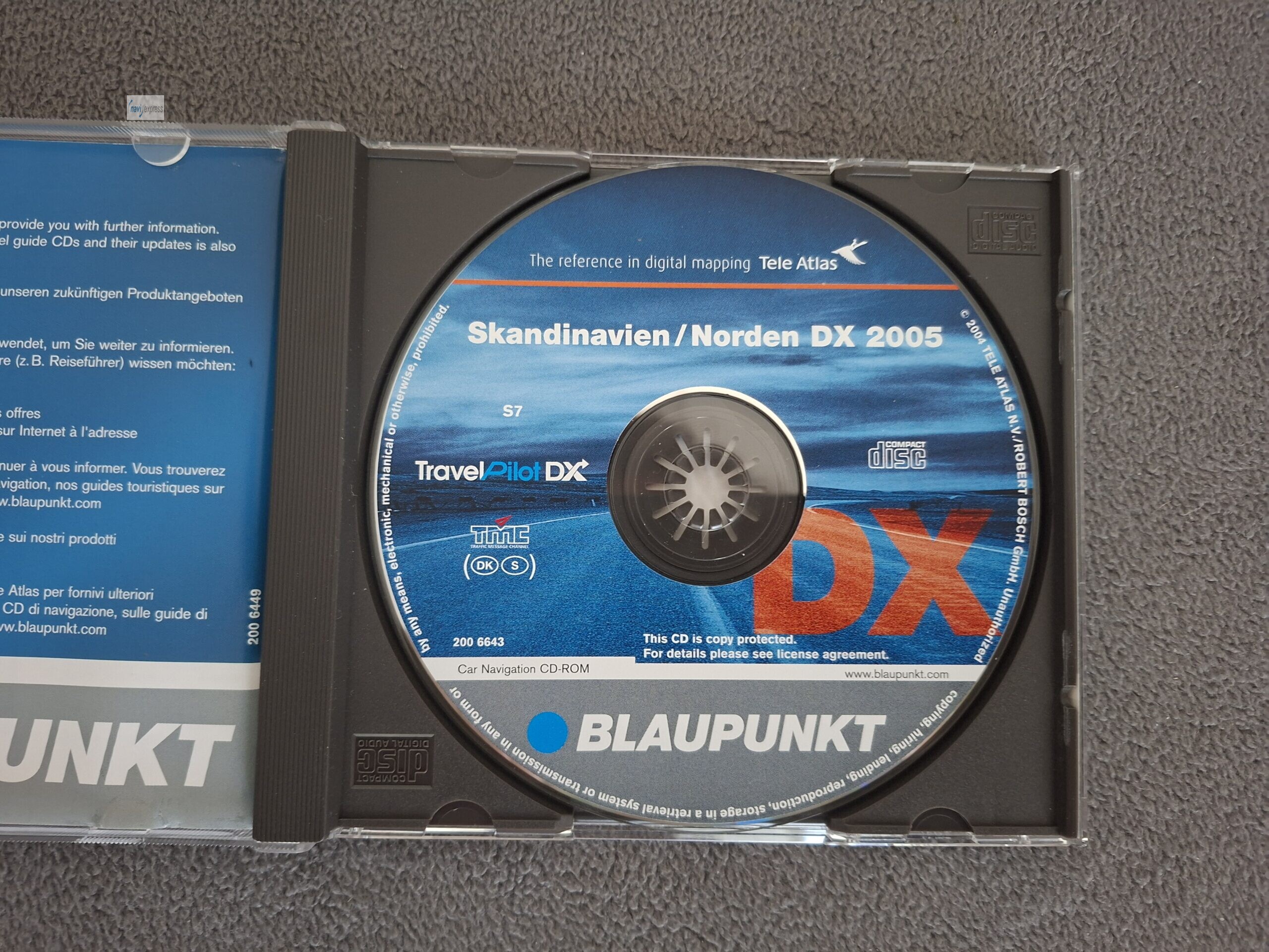 Navigation CD Blaupunkt Travelpilot DX Skandinavien Scandinavia 2005 DX