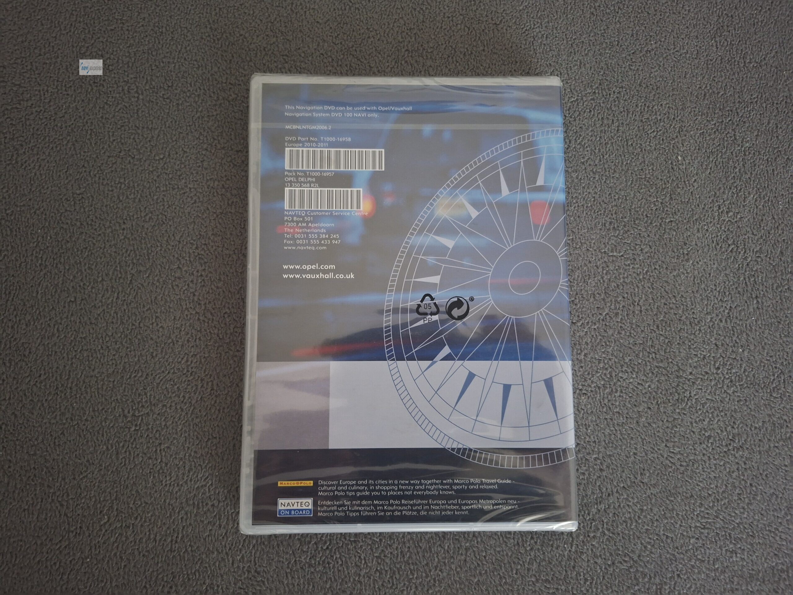 Navigation DVD OPEL DVD 100 Navi Europa 2010/2011 NEU in OVP – Bild 2