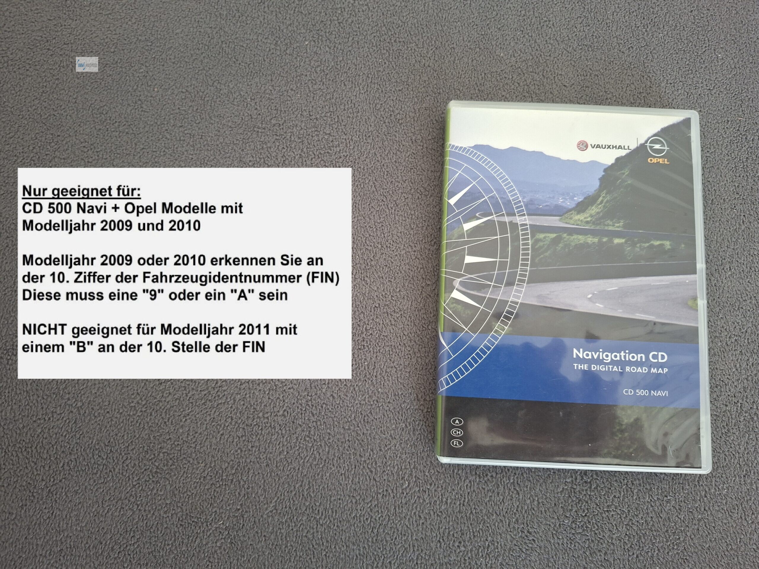 Opel CD 500 Navi CD Österreich Schweiz 2009/2010 (nur für Modelljahr 2009 & 2010)