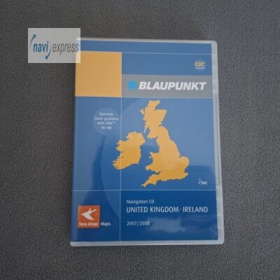 Navigation CD Blaupunkt Travelpilot DX United Kingdom Ireland 2007/2008 DX