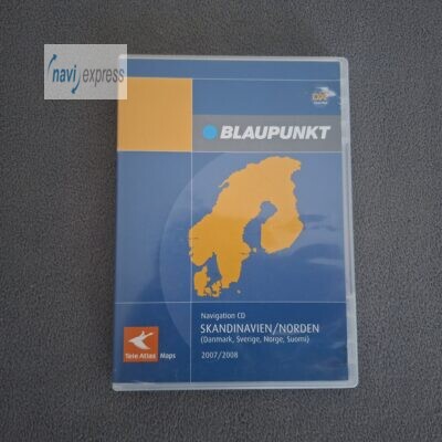 Navigation CD Blaupunkt Travelpilot DX Skandinavien Scandinavia 2007/2008 DX