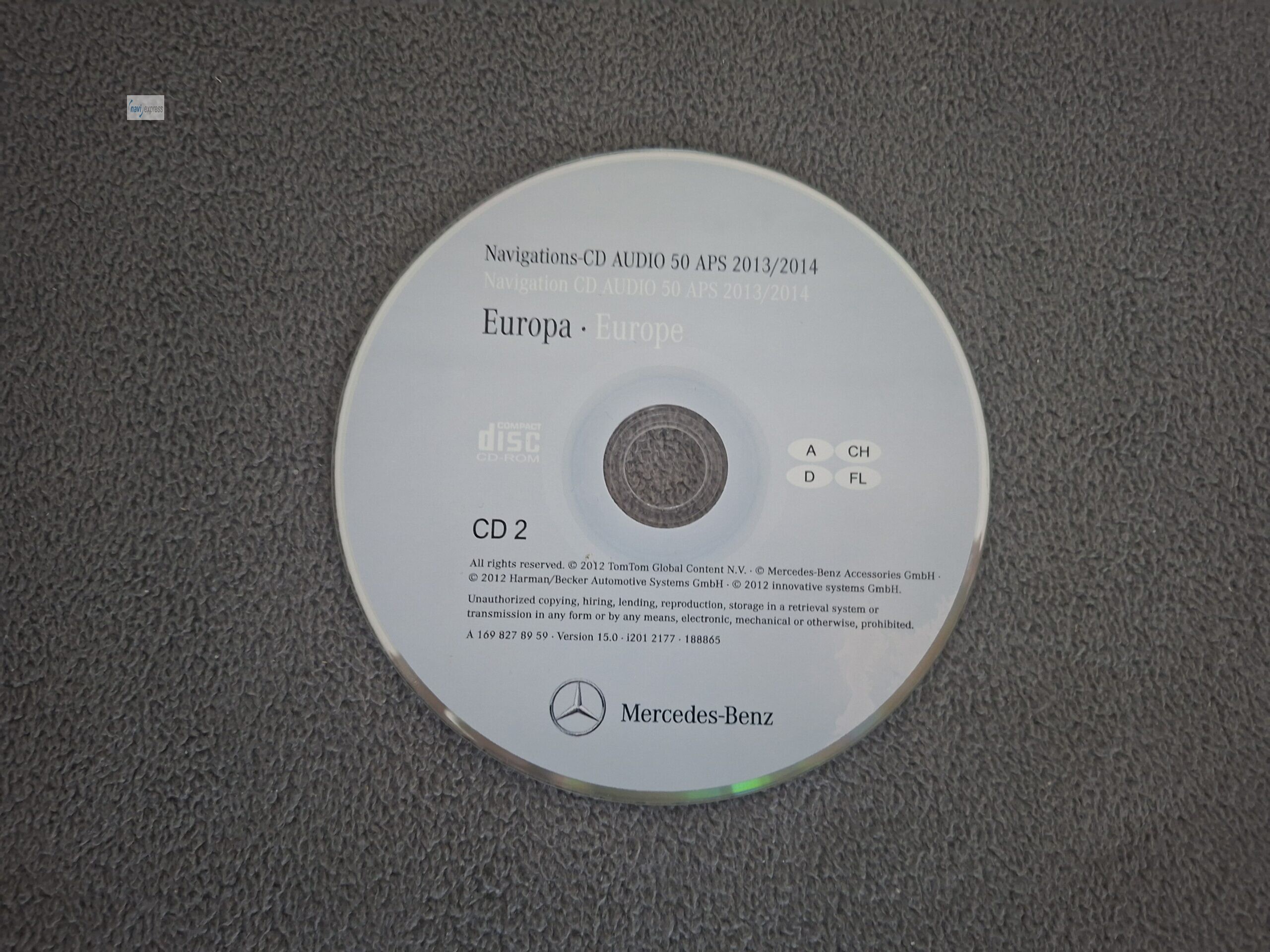 Mercedes Navi CD AUDIO 50 APS NTG2 CD2 Deutschland 2013/2014 Version 15.0