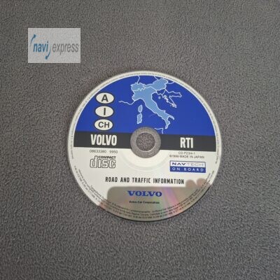 Navigation CD Volvo RTI P2X Österreich Schweiz Italien 1999
