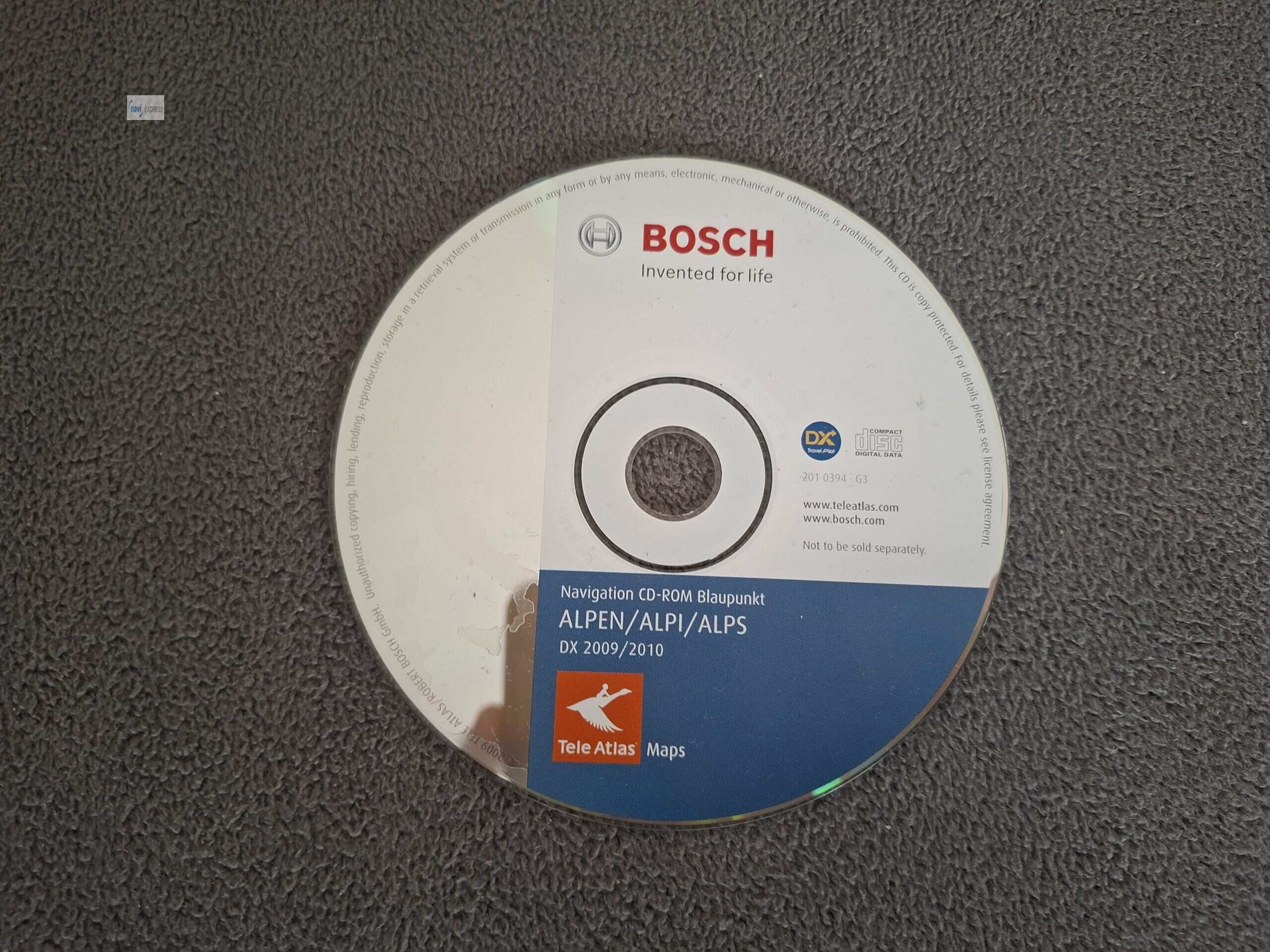 Navi CD Blaupunkt Travelpilot DX ALPEN ÖSTERREICH SCHWEIZ 2009/2010