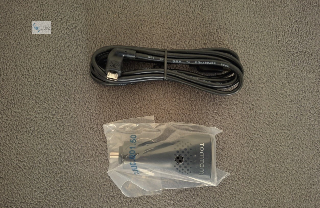 TomTom Ladekabel und Autoladegerät Schnellladegerät mit 2 x USB Anschluss